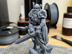 Death Knight Miniature - Free 3D Print Model