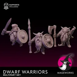 Dwarf Warriors - Multipart Set