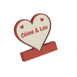 Lampe Box Boite Lumineuse Coeur