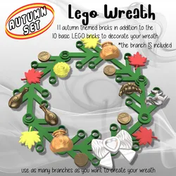Lego Wreath- Autumn Set
