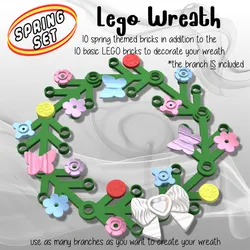 Lego Wreath- Spring Set