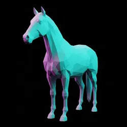 Low Poly Horse