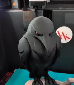 Mystical Raven Minimalist Sculpture