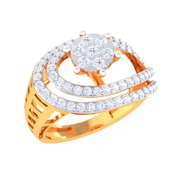 Printable 3D jewelry model of Lady diamond ring