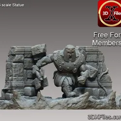 Ram-Man - Masters of the Universe Statue - 3D Print File (STL)