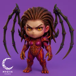 Sarah Kerrigan Chibi Style – Starcraft