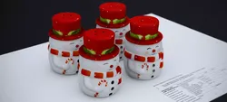 SNOW MAN SALT AND PEPPER SHAKER 2024 3D model
