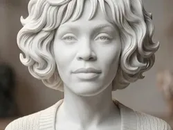 Whitney Houston - Free 3D Print Model