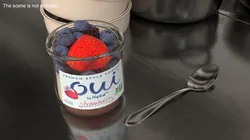 Yogurt with Berries 3D model