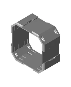 1x1x0.5 - Shell Center - Multibin Shell Ring