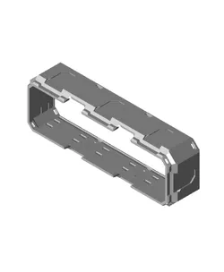3x1x0.5 - Topped Multipoint Rail - Universal Click-In Multibin Shell Extension