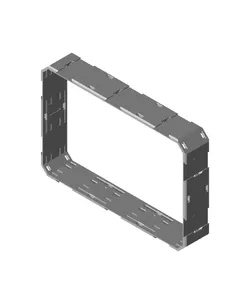 3x2x0.5 - Shell Center - Multibin Shell Ring