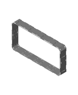 4x2x0.5 - Shell Center - Multibin Shell Ring