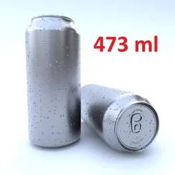 Beverage can 473 ml Low-poly 3D model