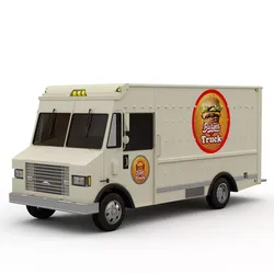 Burger Truck 3D model