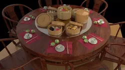Chinese  dim sum 3D model