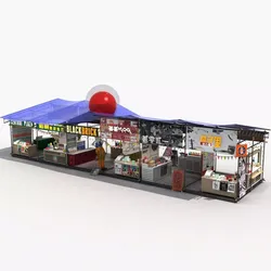 Commercial Stall 3D model