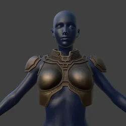 Cylon Breast Armor and Pauldrons (Caprica)