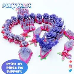 Flexy Print In Place Rose Dragon