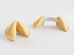 Fortune Cookie 3D model