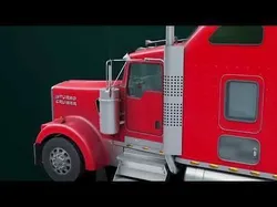 Generic Heavy Truck 02 Food Tank Trailer Low-poly 3D model