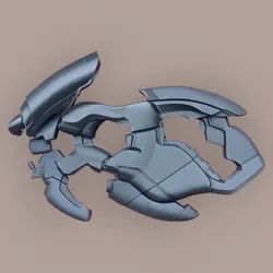 🔫 Geth Plasma SMG – 3D Printable Replica