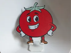 Kitchen Decor Cartoon Tomato - Free 3D Print Model