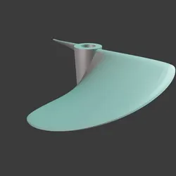 Marine Impeller – 2-Blade (60 mm Diameter x 20 mm Height)