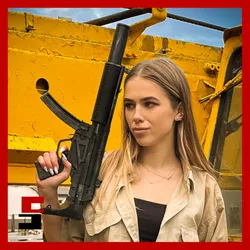 MP5 Submachine gun MP5SD prop