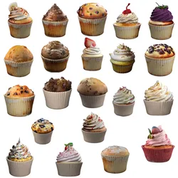 Muffins collection 3   Low-poly 3D model