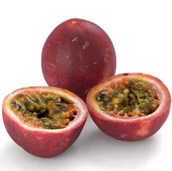 Passion Fruit - Photorealistic Scan Low-poly 3D model