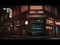 Ramen Restaurant Environment Low-poly 3D model