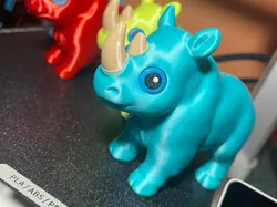 Ruby the Rhino: Adorable Queen of the Savanna - Free 3D Print Model