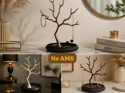 Tree-shaped jewelry and object holder - Free 3D Print Model