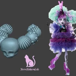 Twyla, Sweet Screams, Necklaces, Monster High.