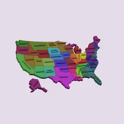 USA map