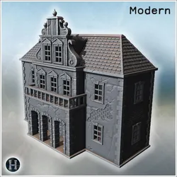 Baroque building 3 - Architecture Urban Scenery Modern WWII Napoleonic War of the Rose