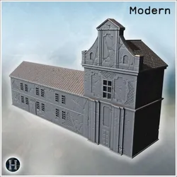 Baroque building 4 - Architecture Urban Scenery Modern WWII Napoleonic War of the Rose