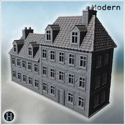Building 18 - Architecture Urban Scenery Modern WWII Napoleonic War of the Rose