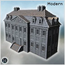 Building 19 - Architecture Urban Scenery Modern WWII Napoleonic War of the Rose