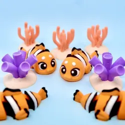Cute Flexi Clown Fish 🐠