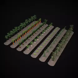 Farmers Crops 3D Model Pack