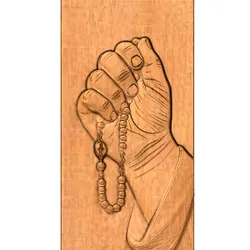 HAND WITH ROSARY
