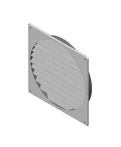 Louvered Vent For Cabinet Cooling Fits 200 x 200mm Fan