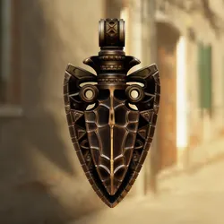 Native American Arrowhead Medallion