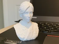Pretty lady bust #2 - Free 3D Print Model