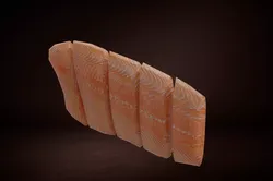 Salmon piece Low-poly 3D model