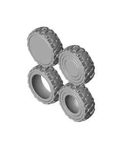 Spinning Lattice Fidgets