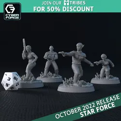 Star Force Crew - Star Force - Cyber Forge Miniatures October 2022