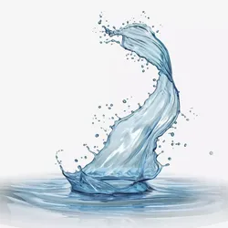 Water Liquid splash 3D model